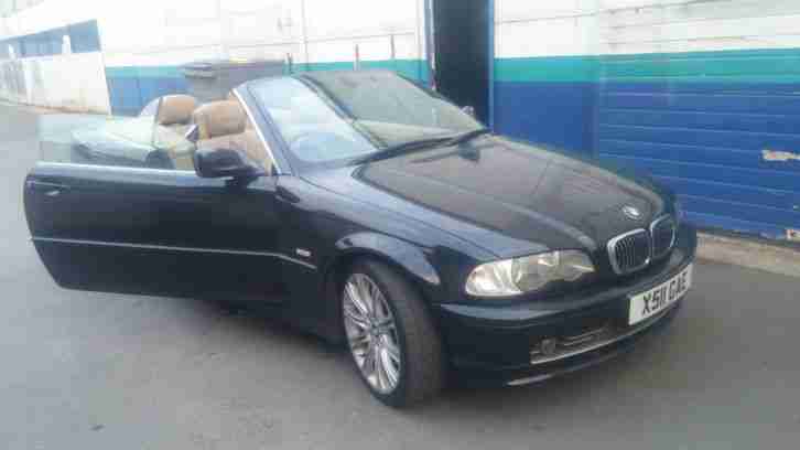 2000 BMW 330 Ci Auto Convertible FULLY LOADED, 9 months MOT lpg spares or repae