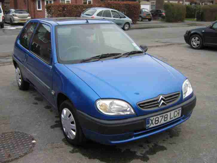 2000 CITROEN SAXO FORTE BLUE