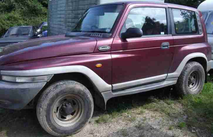 Daewoo 2000 KORANDO 4x4 off road. car for sale