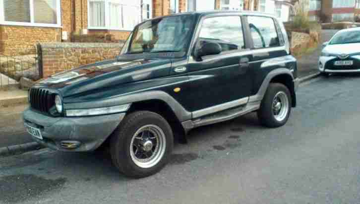 2000 DAEWOO KORANDO MERCEDES PETROL BLACK LOW MILES EXCELLENT RUNNER
