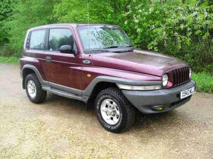 2000 KORANDO TD RED 4X4