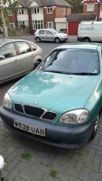 2000 DAEWOO LANOS S GREEN
