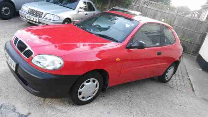 2000 LANOS S RED 1.4 ONE OWNER FROM