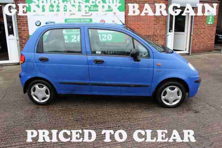 2000 DAEWOO MATIZ 0.8 SE 5D 50 BHP
