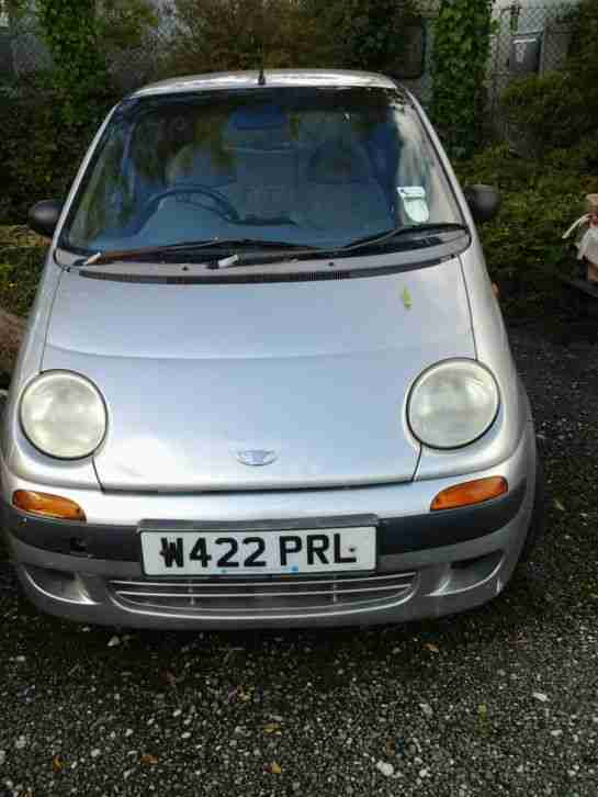 2000 DAEWOO MATIZ SE SILVER SPARES OR REPAIR **TEIGNMOUTH**