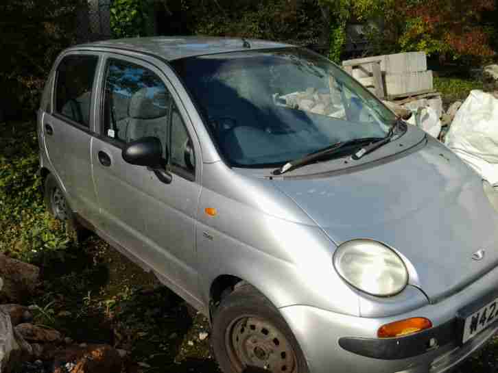 2000 DAEWOO MATIZ SE SILVER SPARES OR REPAIR **TEIGNMOUTH**