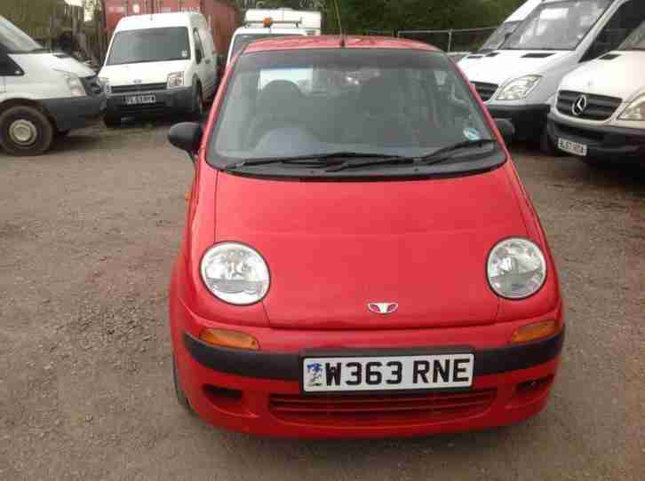 2000 DAEWOO MATIZ SE SMALL ENGINE CHEAP INSURANCE