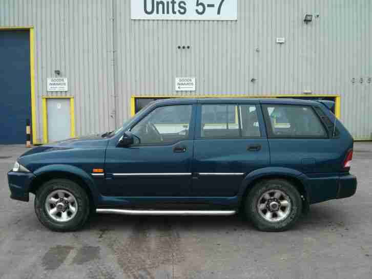 2000 DAEWOO MUSSO 2.9 TD BLUE - MERCEDES SPRINTER ENGINE - export spares repair