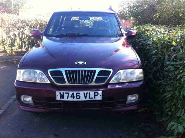 2000 MUSSO RED (spares or repair)