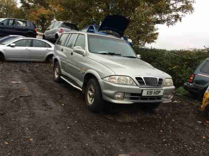 2000 DAEWOO MUSSO TD AUTO SILVER ONE OWNER