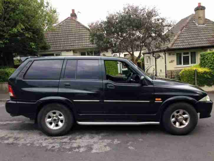 2000 SSANGYONG MUSSO 2.9 TD BLACK