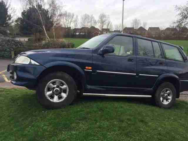 2000 SSANGYONG MUSSO BLUE 2.3 MANUAL