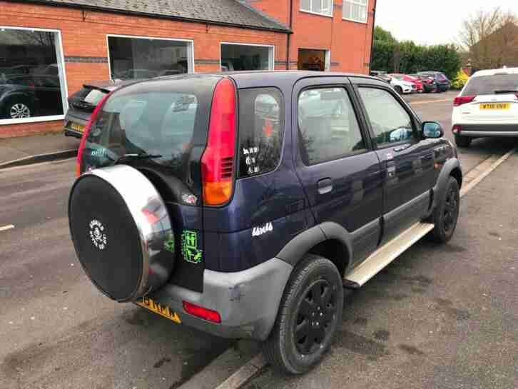 2000 DAIHATSU TERIOS 1.3 5dr PX TO CLEAR