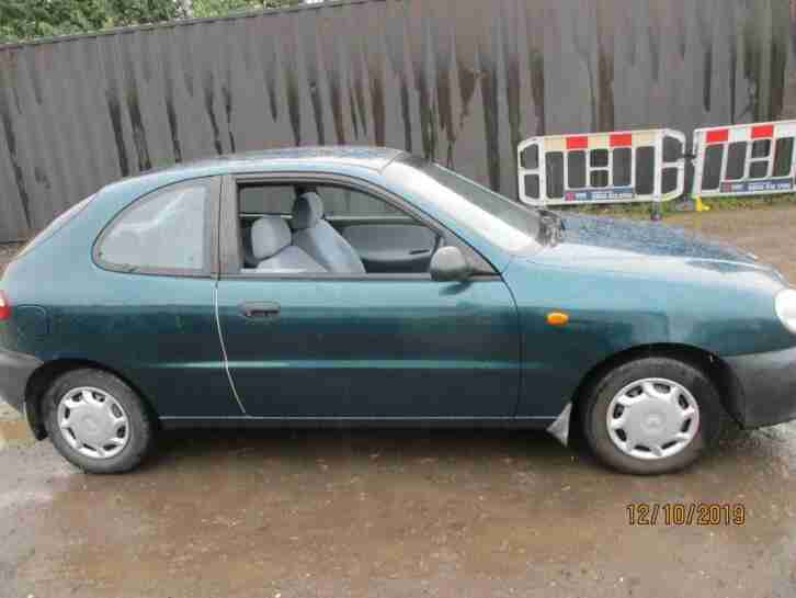 2000 Daewoo Lanos 1.4 S Petrol Manual 3 Door Hatchback Green Low Mileage