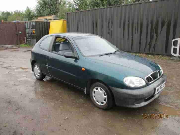 2000 Daewoo Lanos 1.4 S Petrol Manual 3 Door Hatchback Green Low Mileage