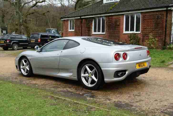 2000 FERRARI 360 MODENA F1 FULL SERVICE HISTORY JUST SERVICED + NEW CAMBELT