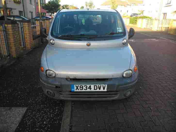 2000 FIAT MULTIPLA 110 ELX JTD Silver