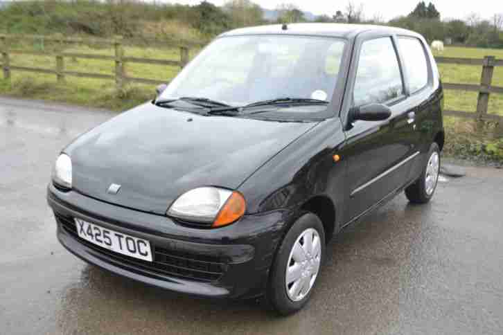 2000 FIAT SEICENTO 0.9 SX , BLACK , 89000 MILES