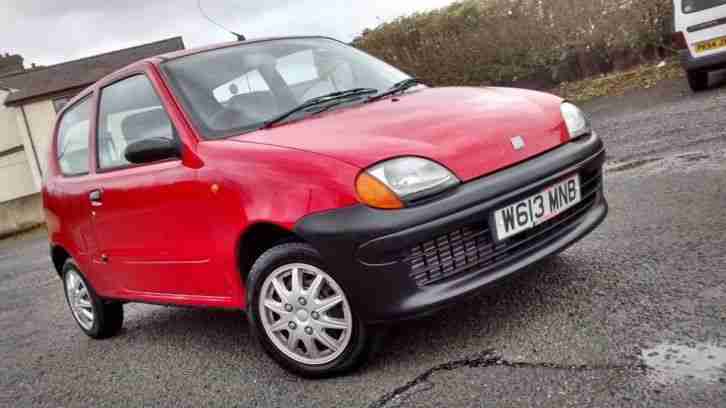 ★★★★ 2000 FIAT SEICENTO MIA RED DRIVE AWAY BARGAIN CARS ★★★★