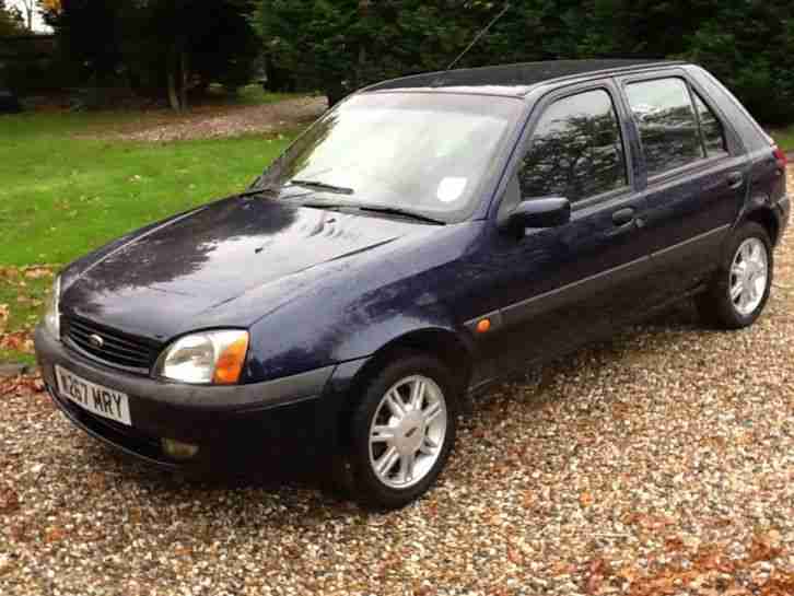 2000 FIESTA ZETEC BLUE 5 DOOR ALLOYS