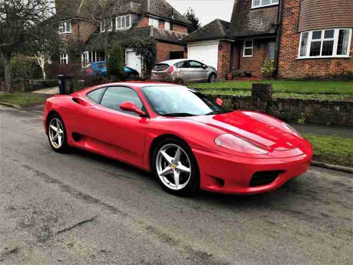 2000 Ferrari 360 3.6 Modena F1 2dr LHD LEFT HAND DRIVE UK REG