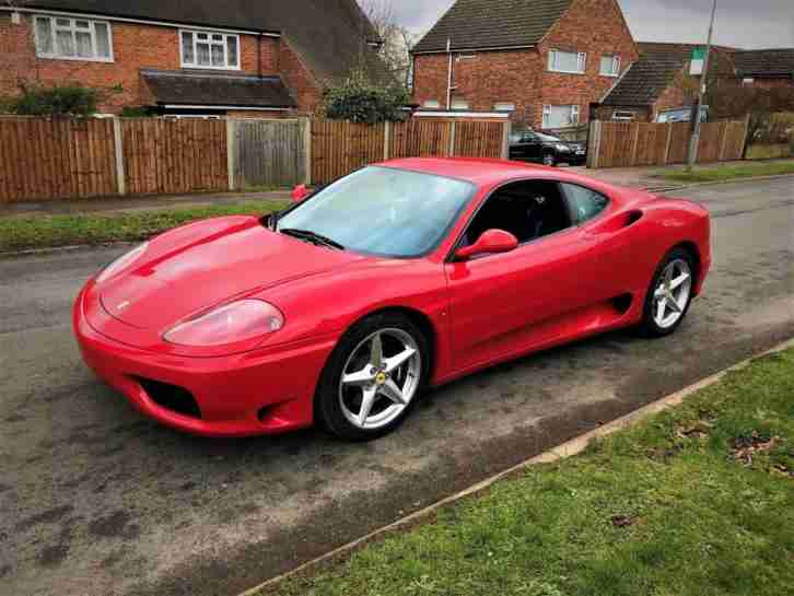 2000 Ferrari 360 3.6 Modena F1 2dr LHD LEFT HAND DRIVE UK REG