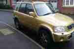 2000 CR V ES AUTO YELLOW SPARES OR