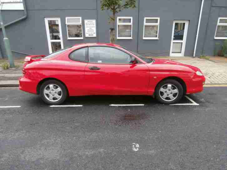 2000 HYUNDAI COUPE 1.6 3DR RED