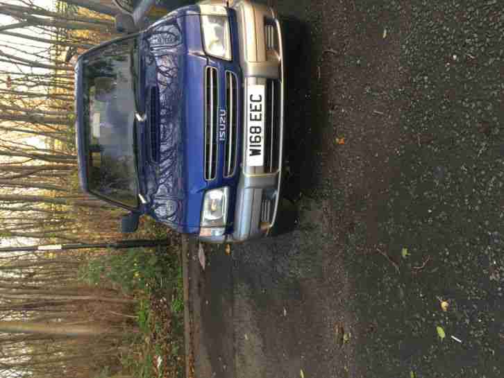2000 ISUZU TROOPER 3.0 TURBO DIESEL 4X4 Commercial Van 90k MOT FSH