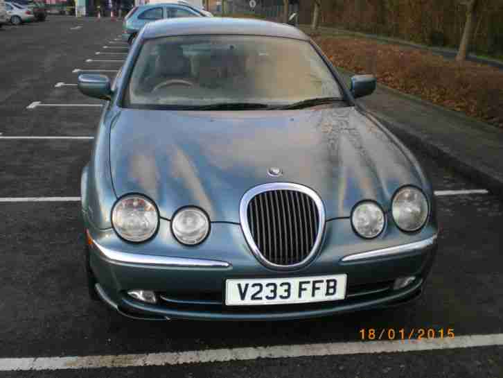 2000 JAGUAR S-TYPE V6 AUTO BLUE 1 FORMER KEEPER FROM NEW GOOD HISTORY