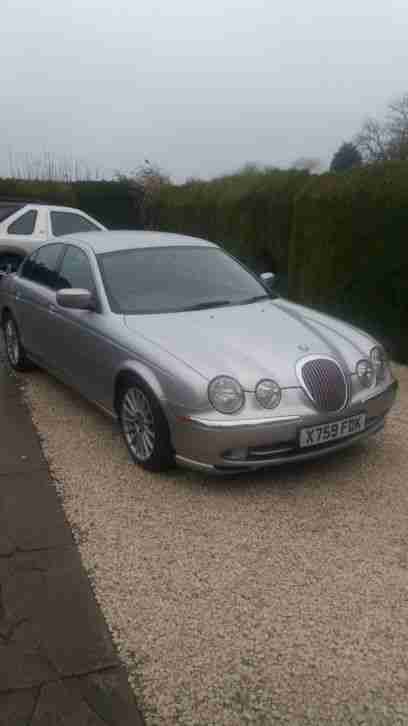 2000 JAGUAR S-TYPE V6 AUTO SILVER LONG MOT VGC THROUGHOUT NEW TYRES REAR