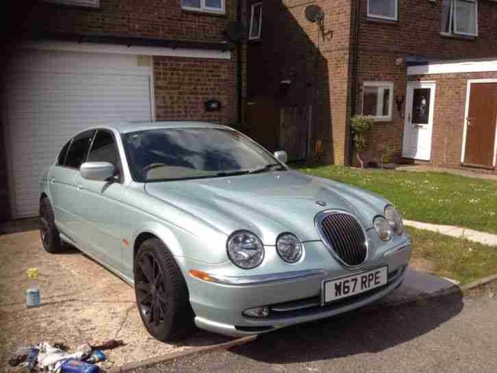 2000 JAGUAR S-TYPE V6 SE AUTO SILVER,Mot til July selling as spares/repair