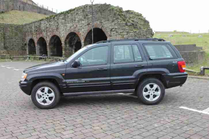 2000 JEEP GRAND CHEROKEE LIMITED BLACK, GOOD CONDITION