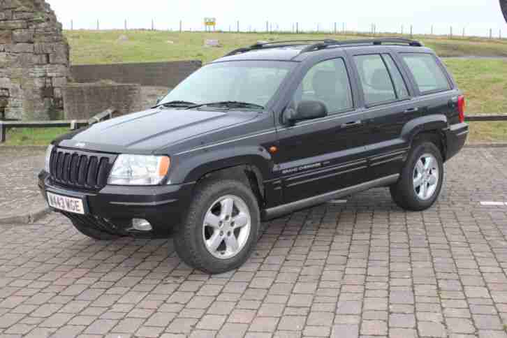 2000 GRAND CHEROKEE LIMITED BLACK, GOOD