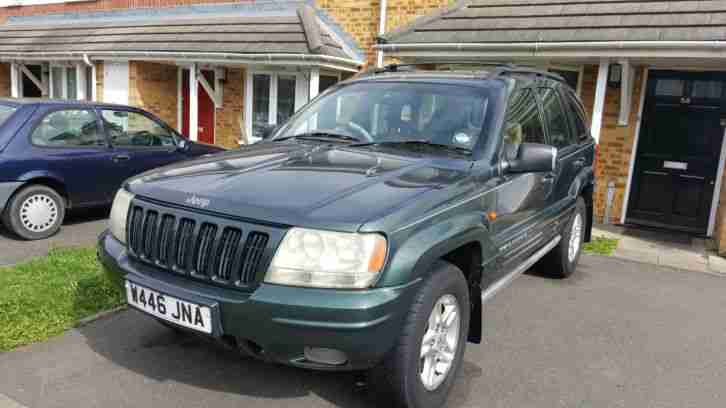 2000 GRAND CHEROKEE LIMITED GREEN LPG