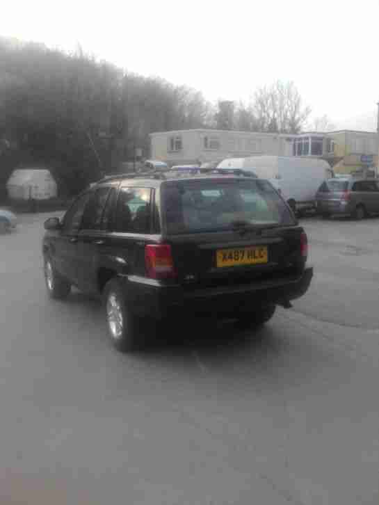 2000 JEEP GRAND CHEROKEE LIMITED V8 BLACK - NEW MOT - LPG