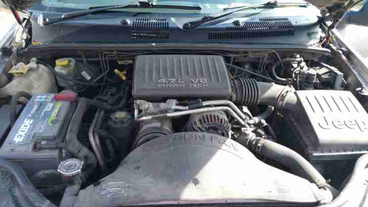 2000 JEEP GRAND CHEROKEE LIMITED V8 SILVER