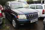 2000 GRAND CHEROKEE LTD TD A BLUE 0.99p