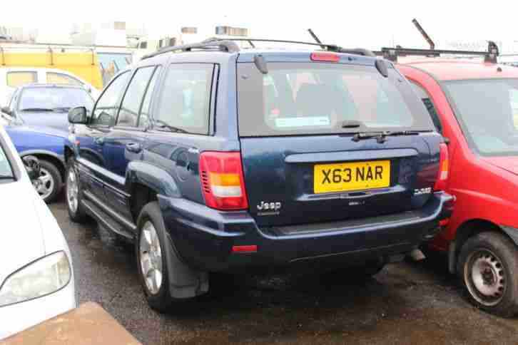 2000 JEEP GRAND CHEROKEE LTD TD A BLUE 0.99p No Reserve