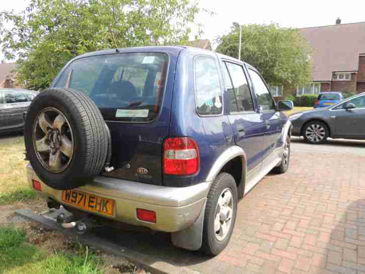 2000 KIA SPORTAGE SX BLUE - FOR SPARES OR REPAIR