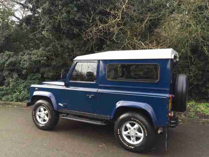 2000 LAND ROVER DEFENDER COUNTY 90 TD5 BLUE