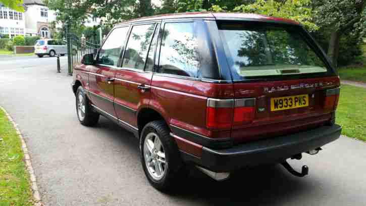 2000 LAND ROVER RANGEROVER 4.0 SE AUTO RED STUNNING VERY LOW MILAGE