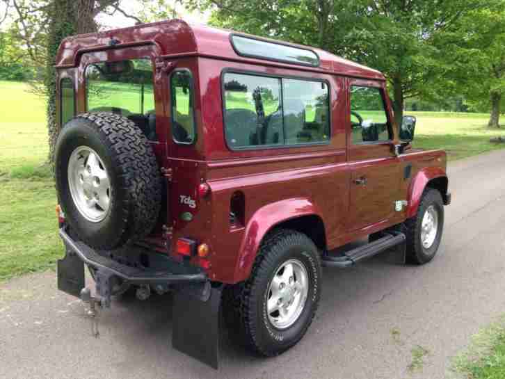 2000 Land Rover Defender 90 County Station Wagon Td5 Alveston Red