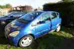 2000 MERCEDES A160 ELEGANCE S A BLUE