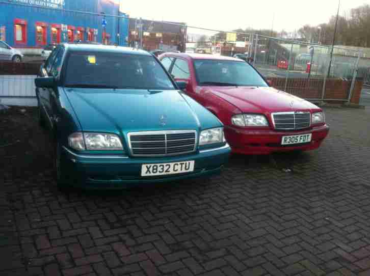 2000 MERCEDES C200 GREEN SPARE AND REPAIR