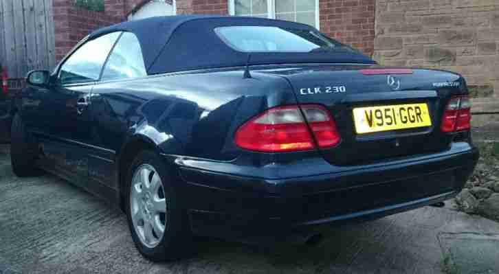 2000 MERCEDES CLK230 AVANTGARDE KOMPRESSOR A BLUE 4-Seater Full Leather