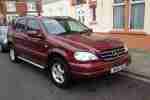 2000 MERCEDES ML 270 CDI AUTO RED SEVEN