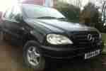 2000 MERCEDES ML270 CDI BLACK LOW MILEAGE