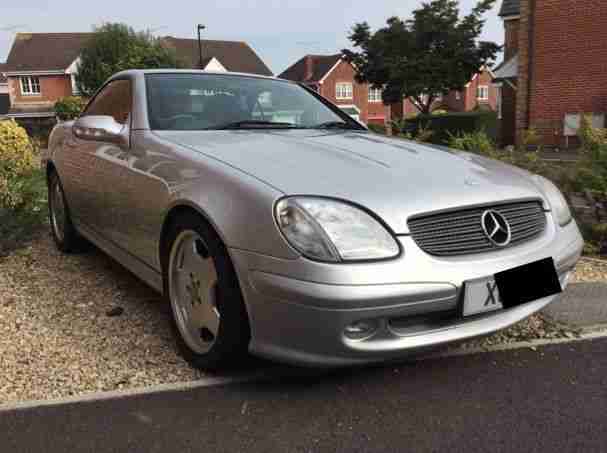 2000 MERCEDES SLK 200 KOMPRESSOR AUTO SILVER