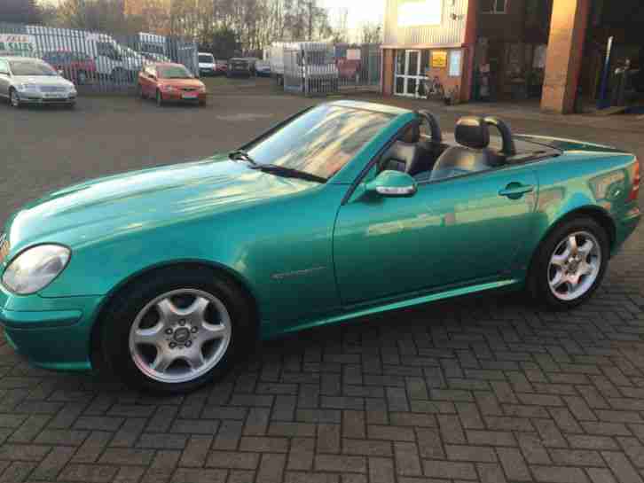 2000 MERCEDES SLK230 MANUAL GREEN 86K